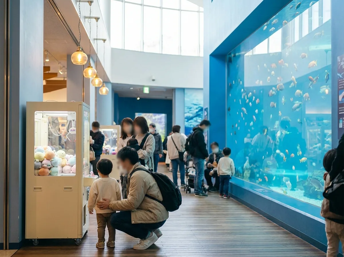 水族館のお土産売場への設置イメージ（イメージ画像）